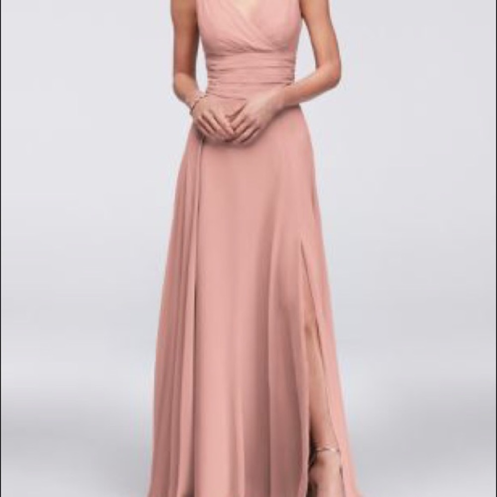 David’s Bridal Chiffon Bridesmaid Dress